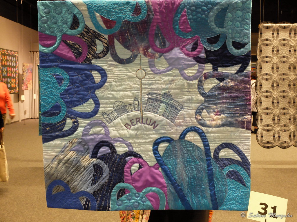 OEQC Veldhoven Berlin Art Quilt Berlin Quilt shown at th… Flickr