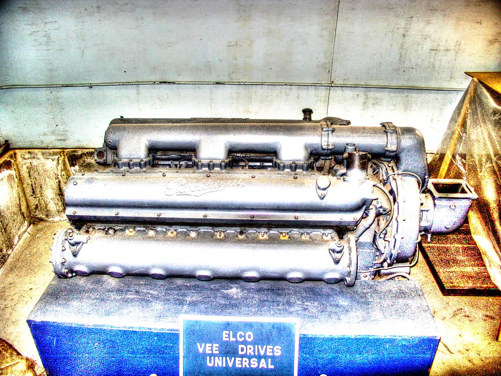 Packard V12 PT Boat Engine at Battleship Cove in Fall Rive… | Flickr