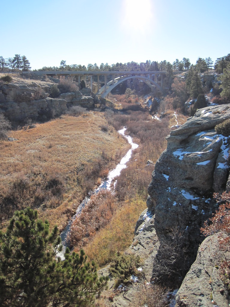 Highway 83 Bridge from Castlewood Canyon, Colorado Flickr