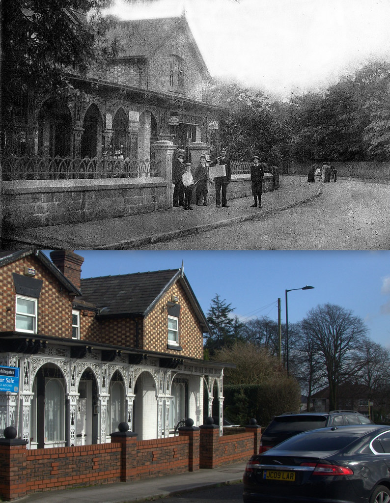 Post Office, Roby Road, Huyton, 1904 and 2017 I think the … Flickr