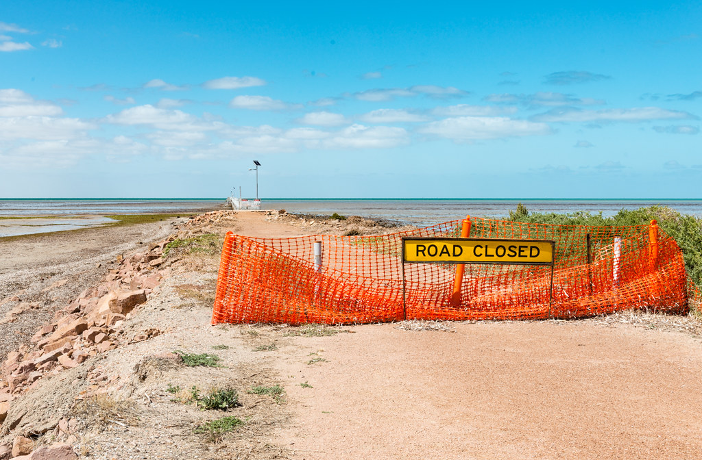 Damaged jetty, Port Germein, South Australia From ABC News… Flickr