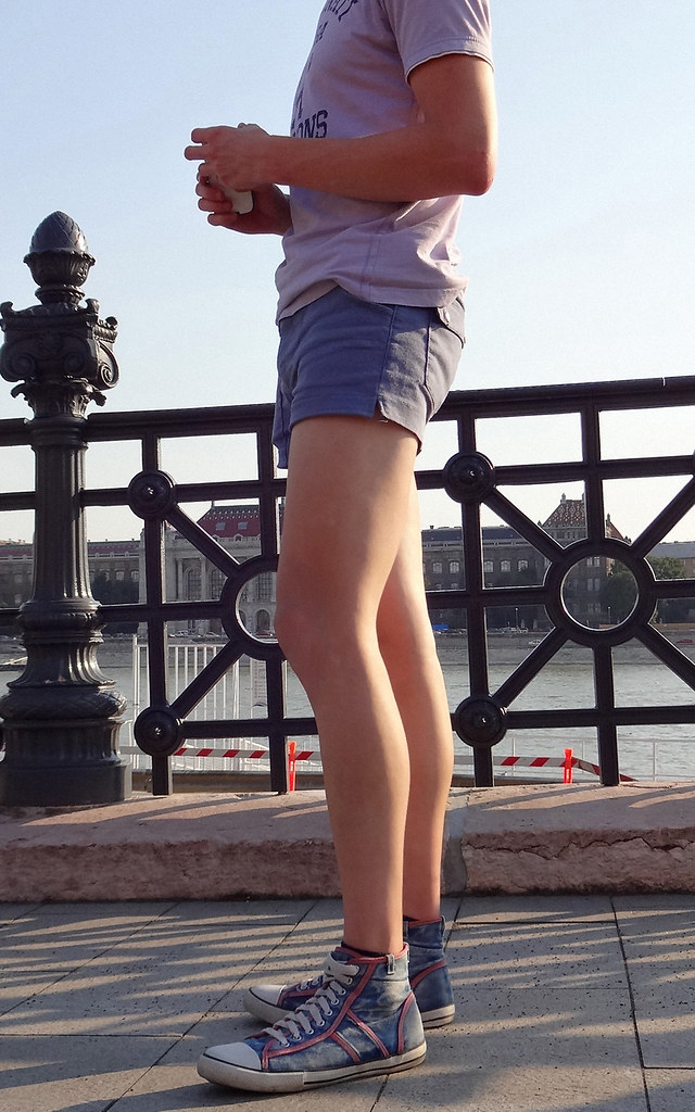 In my shortest shorts, though planning to go shorter Flickr