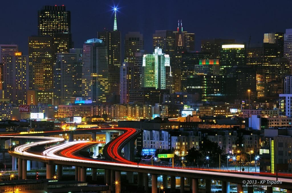 San Francisco Happy Holidays (from Texas & 19th Street) Flickr