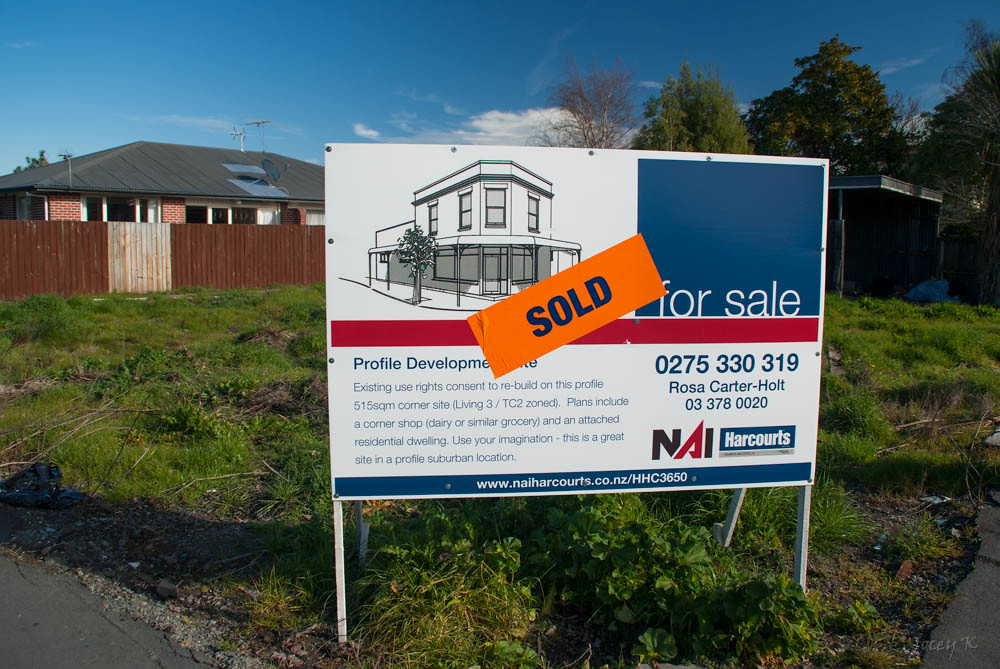 Sold at Last Our corner dairy stood here until the Septemb… Flickr