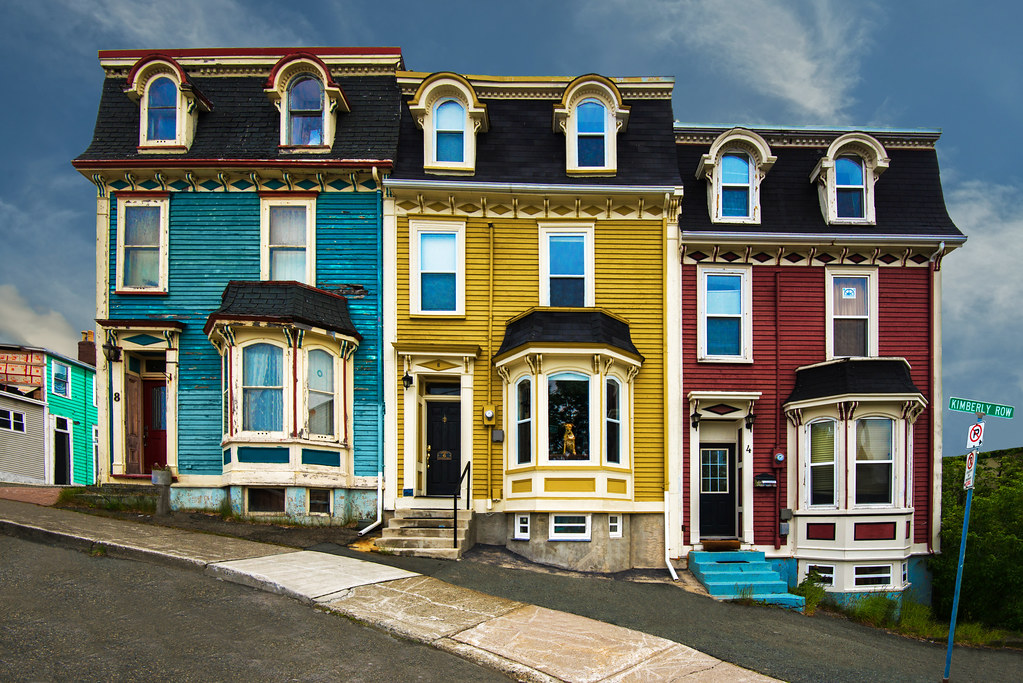 Kimberly Row Houses, St. John's Newfoundland This image is… Flickr