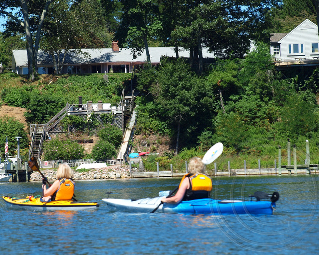 Kayak Regatta 2013 on the Niantic River, East LymeWaterford CT a