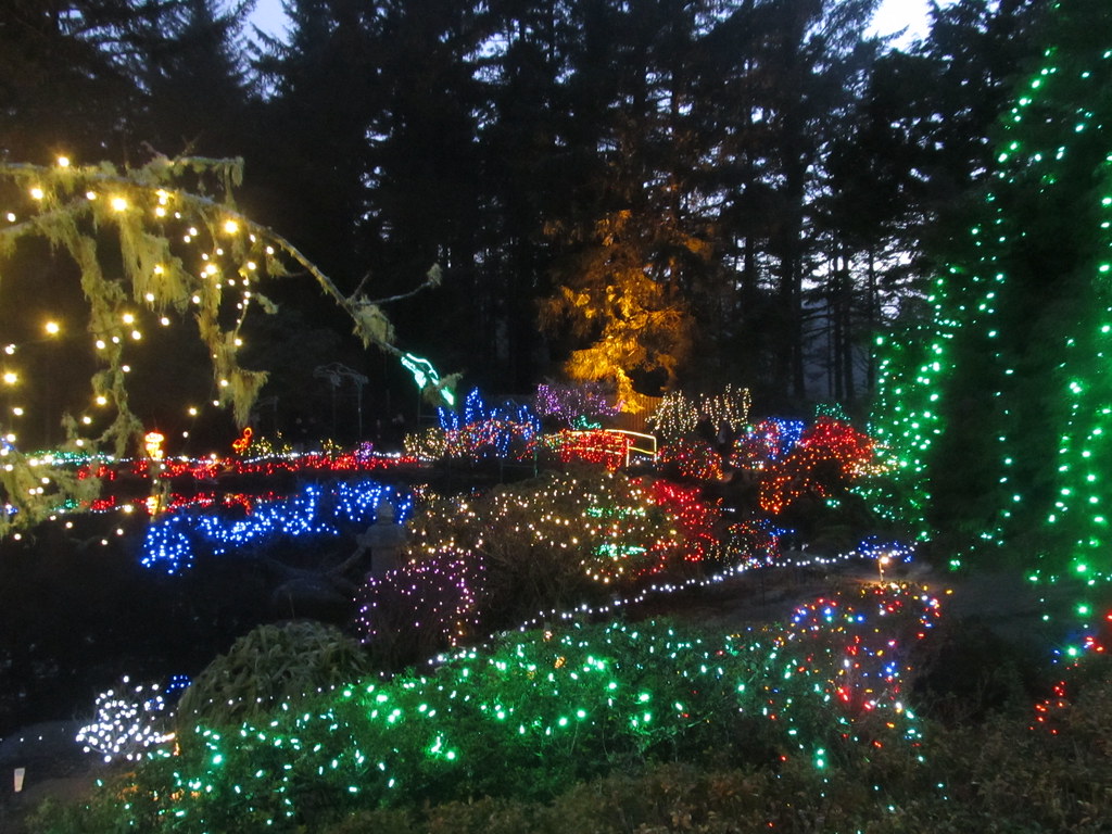 Holiday Lights at "Shore Acres State Park" This Holiday li… Flickr