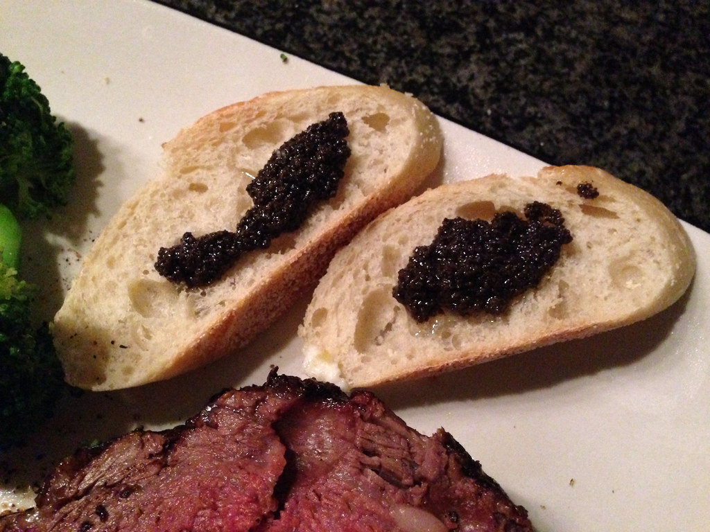 Black Truffle Pate on crostini Neeta Lind Flickr
