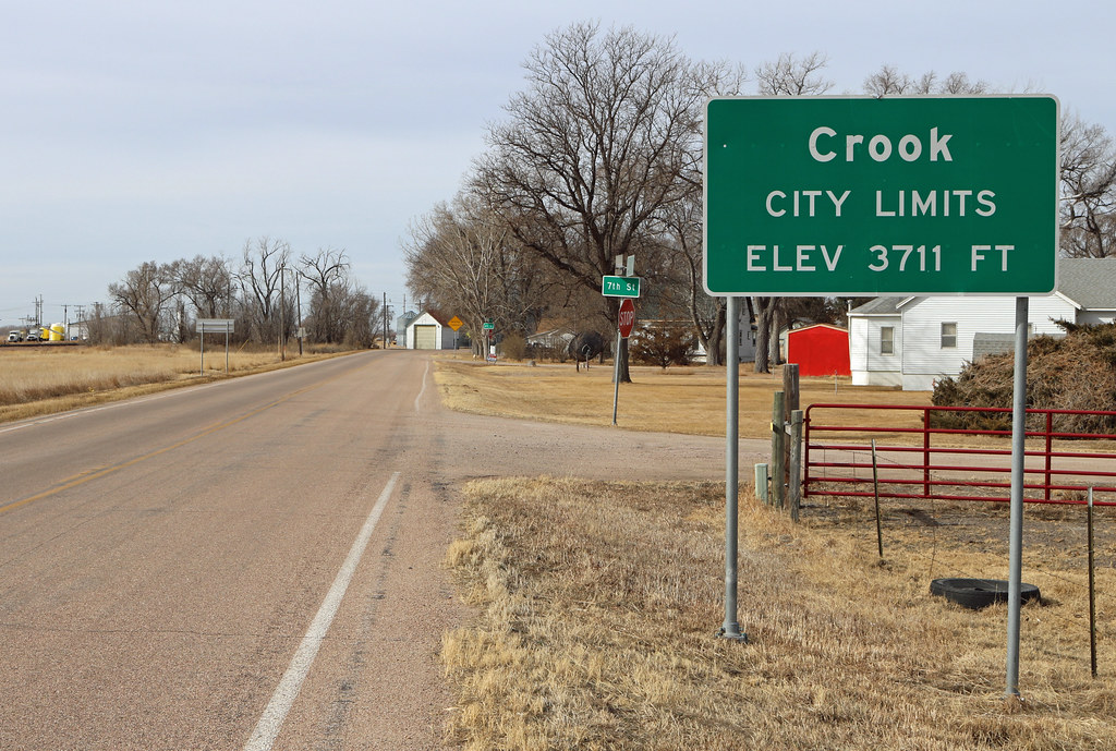 Crook, Colorado Entering from the north. Jeffrey Beall Flickr