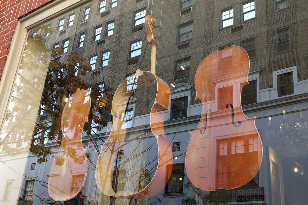 Cello Reflection String repair shop near Curtis Institute,… Flickr