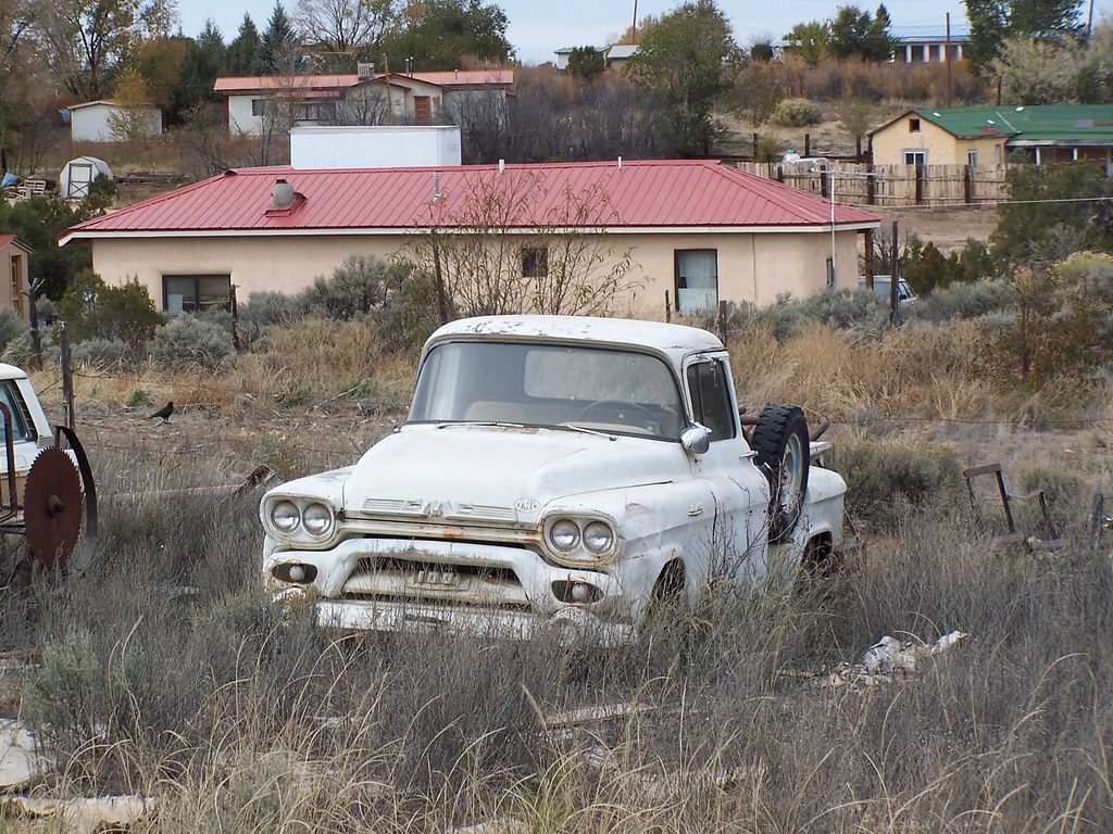 rusty (and not so rusty) truckstaos,nm Flickr