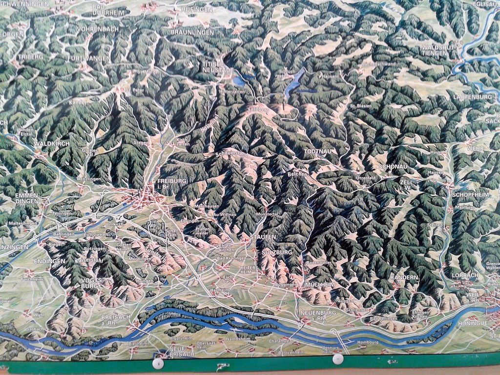 Stumme Karte Schwarzwald map of the schwarzwald.13 Tim Tillinghast Flickr