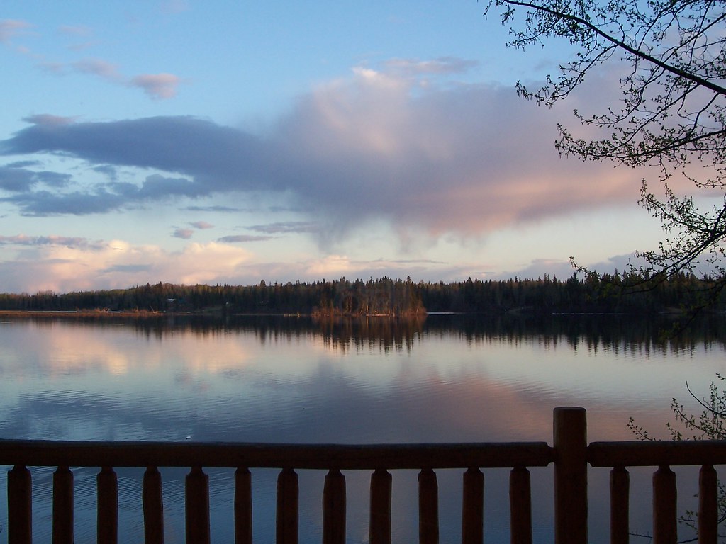 Ness Lake, BC view from waterfront lodge Lisa Barton Flickr