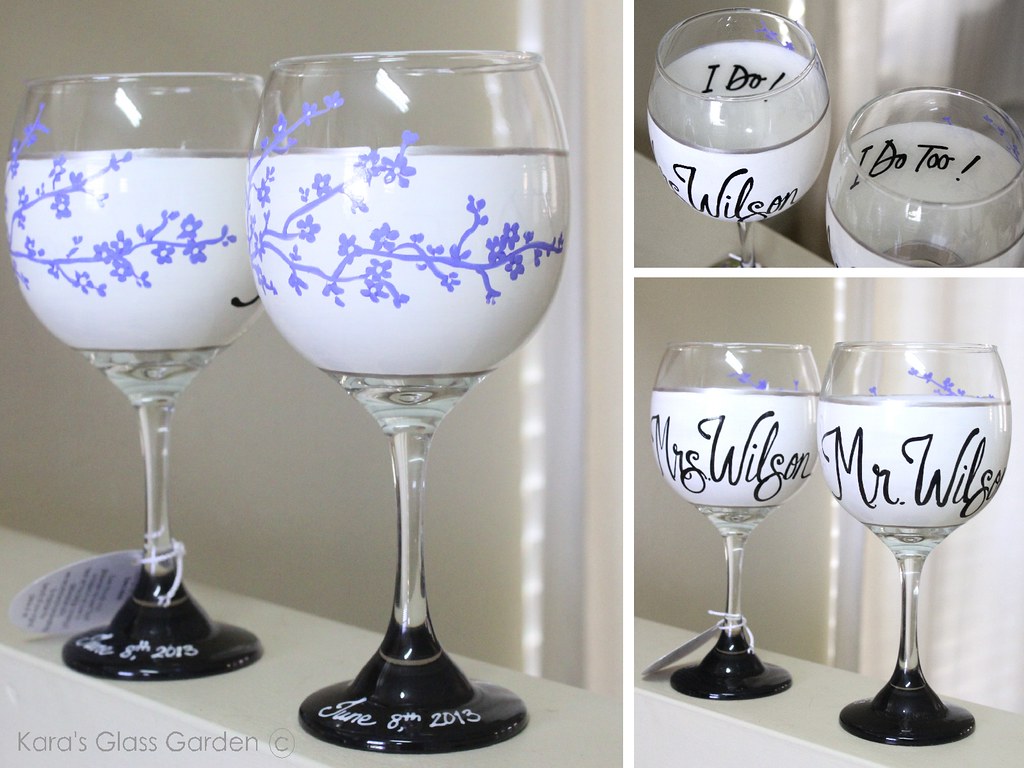 Wilson wedding glassware Wedding glassware, designed to ma… Flickr
