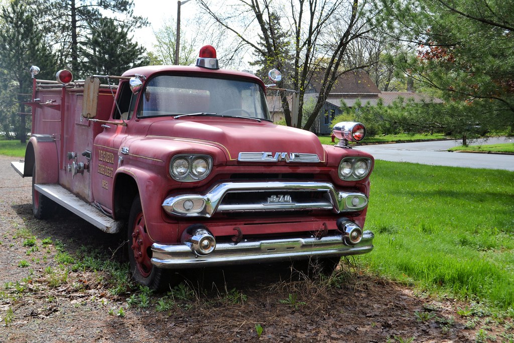 vintage GMC fire truck LeSeur Fire Department Centuria, … Flickr