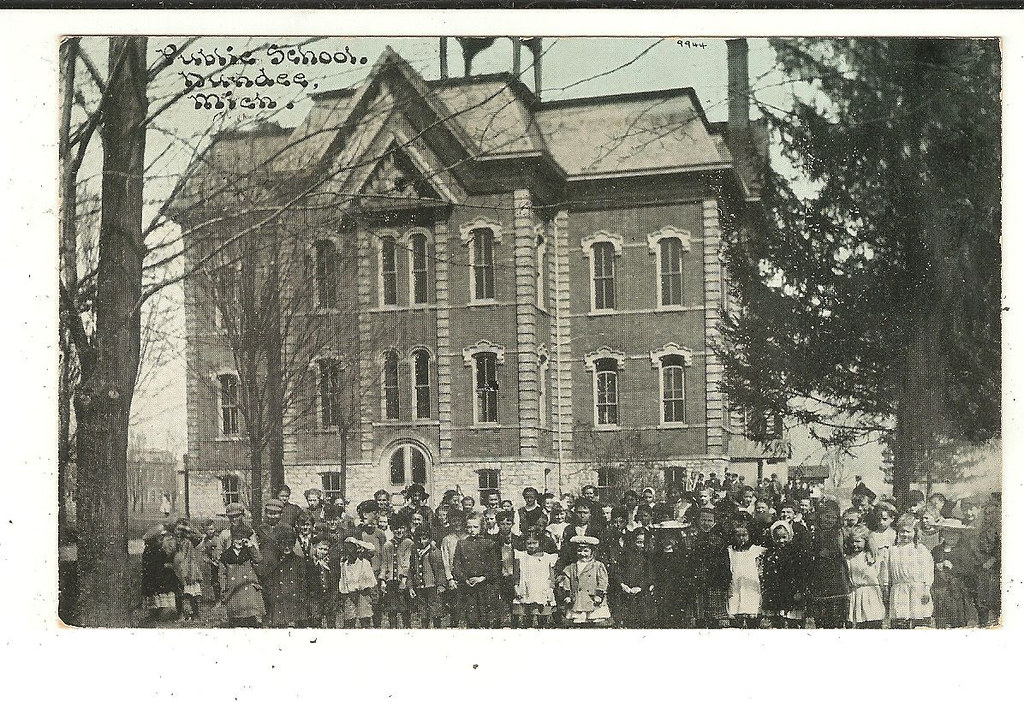 Photoette 9944 Public School, Dundee, Michigan. Flickr