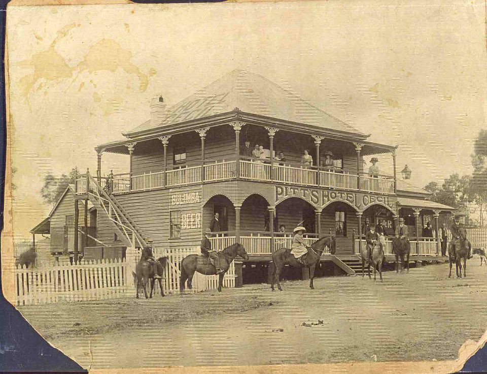 Pitt's Hotel Cecil, Goodna, Qld. circa 1900 Edwin Pitt