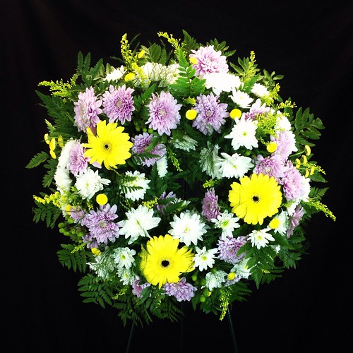 Sympathy Flowers Sympathy Wreath & Basket. Visit us at www… Flickr