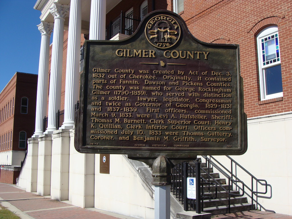 Historic MarkerGilmer CountyEllijay, Ga. Lamar Flickr