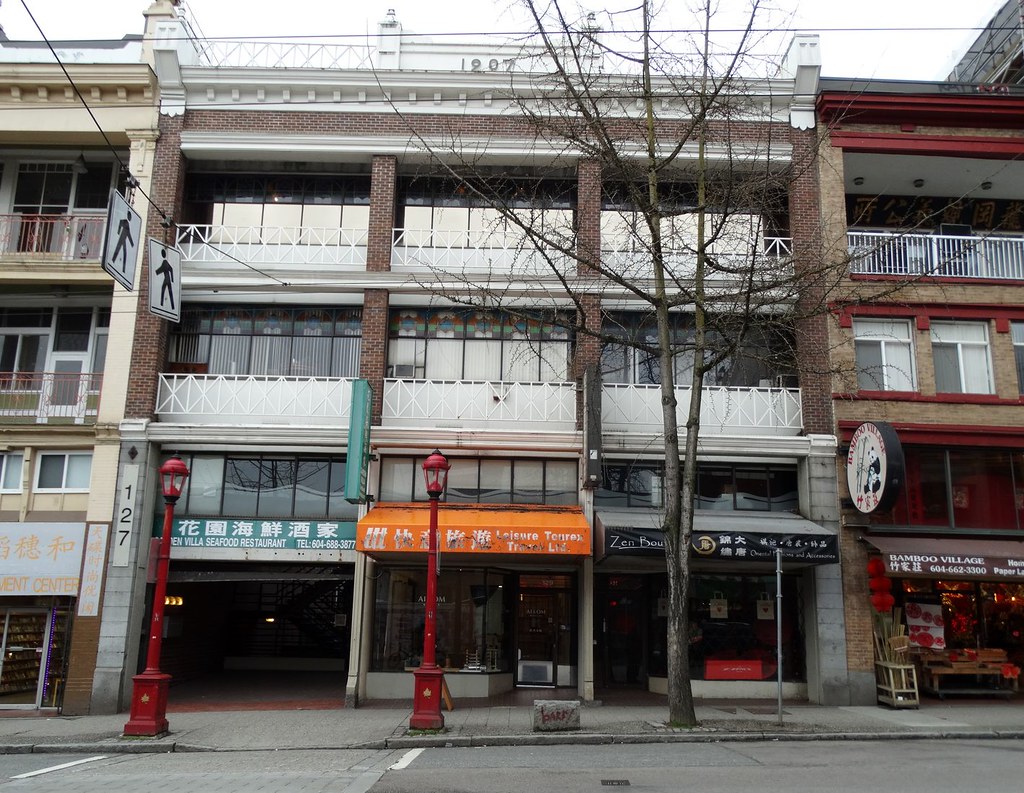 Lee Association Building (Built 1907) 127 East Pender in Chinatown