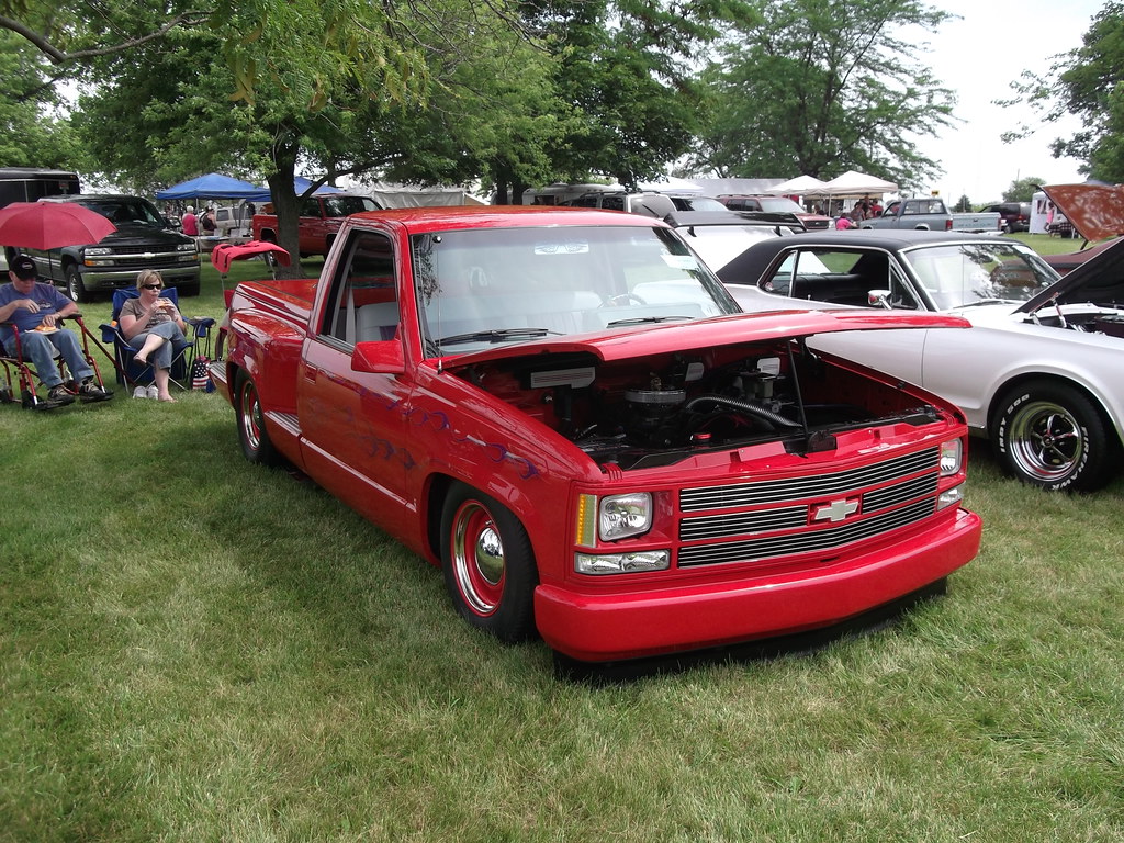 1993 Chevy stepside truck Seen at the 45th Annual Wolcott … Flickr