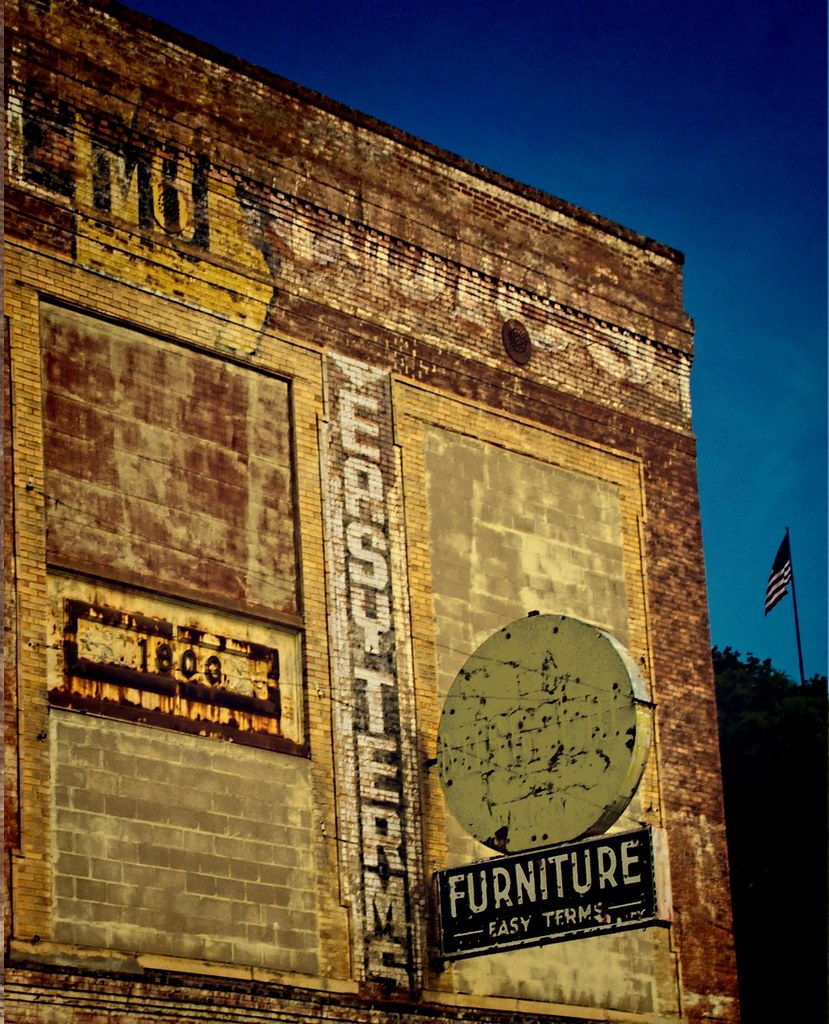 Easy Terms Defunct furniture store, St. Joe, Mo. Pete Zarria Flickr