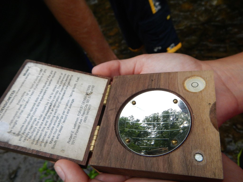 Spherical densiometer. pretty much count the green in the … Flickr