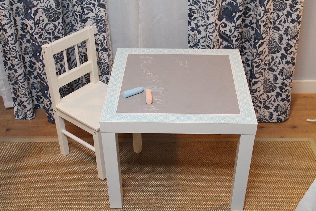 Lullaby Paints Chalkboard Table www.creativegreenliving.co… Flickr