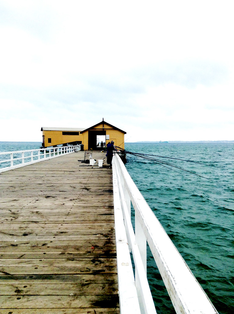 fishing on queenscliff pier_2 torquay holiday Ebony5678 Flickr