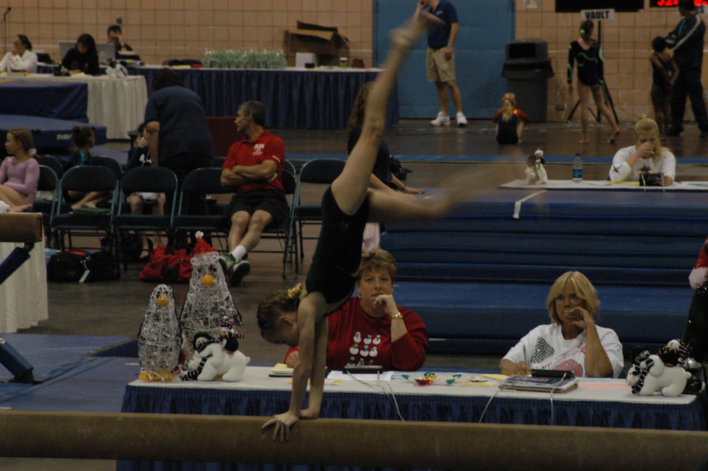 Ashlyn on the balance beam Lee Flickr