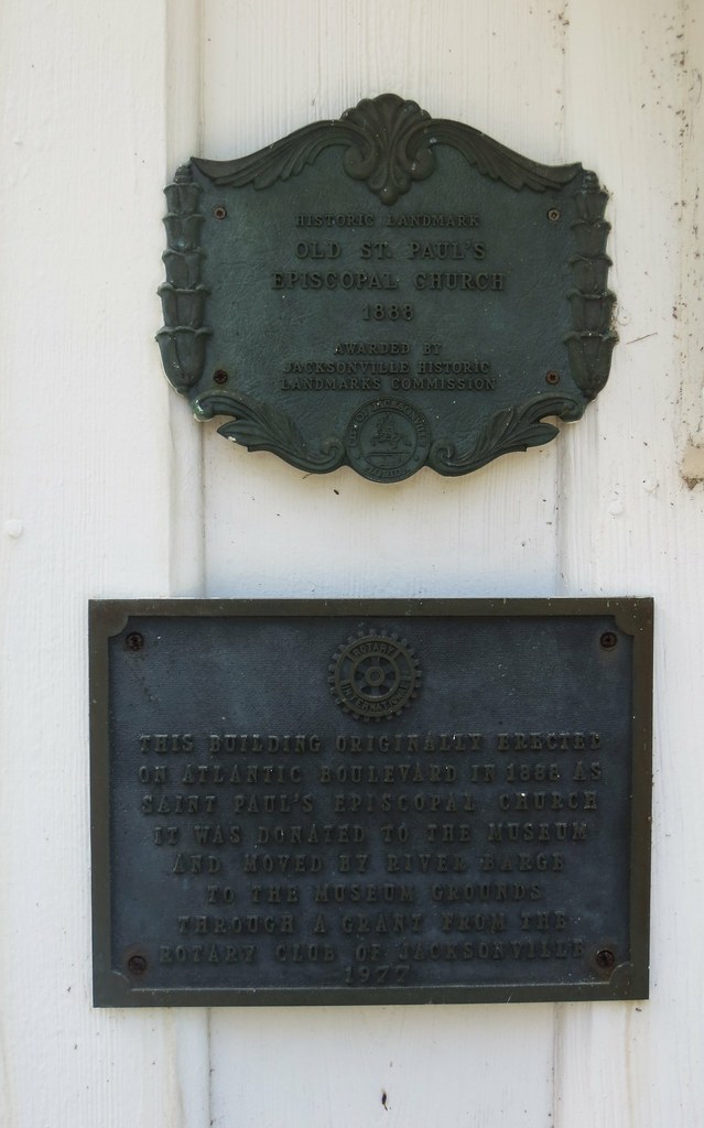 Old St Paul's Episcopal Plaques Jacksonville FL Lance Taylor Flickr