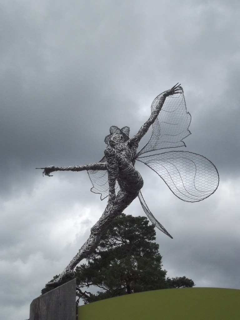 Fairy Sculptures At Trentham Gardens canvasly
