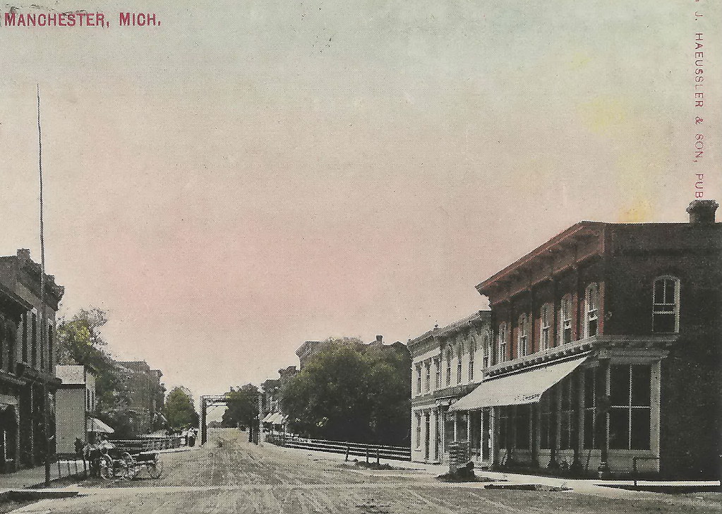 SE Manchester Washtenaw MI 1910 Downtown Stores Businesses… Flickr