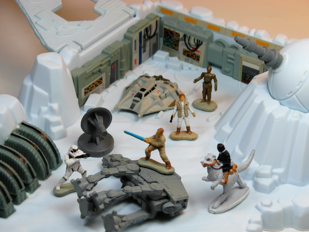 Galoob Micro Machines Ice Hoth Playset Close … Flickr