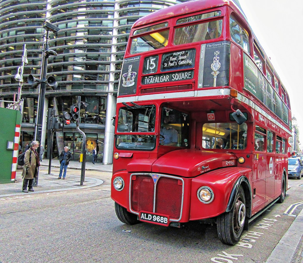Routemaster on Cannon Street Just outside Cannon Street st… Flickr