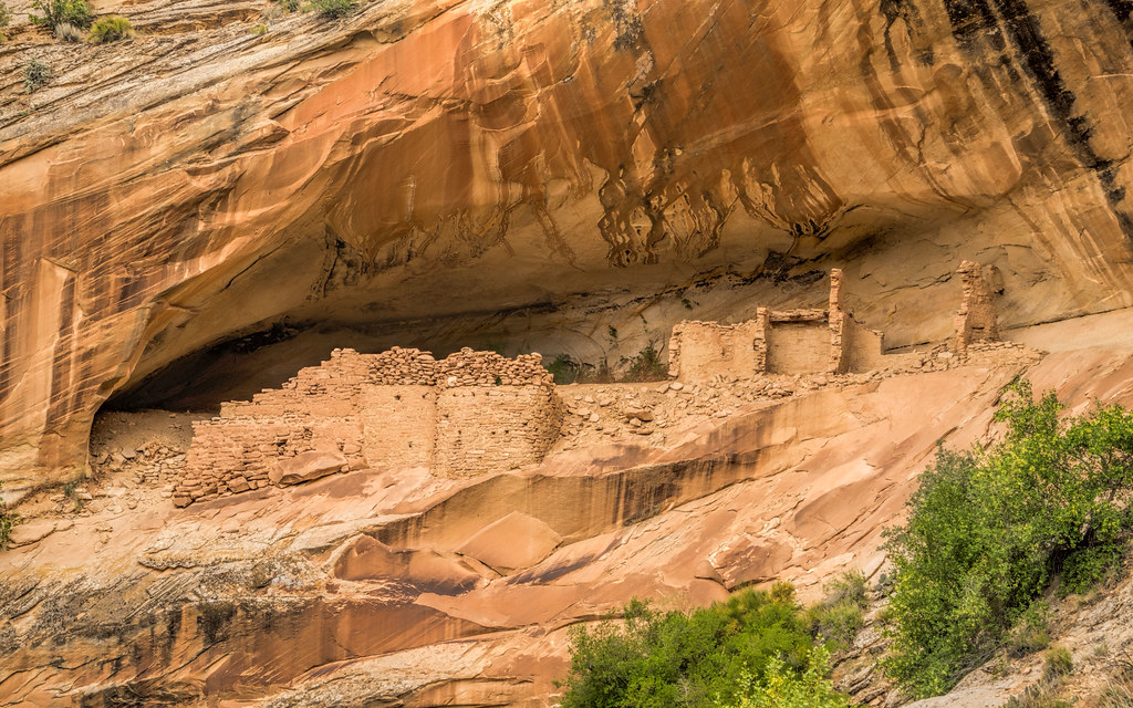 Monarch Cave Ruin, Comb Ridge, Utah Monarch Cave is a