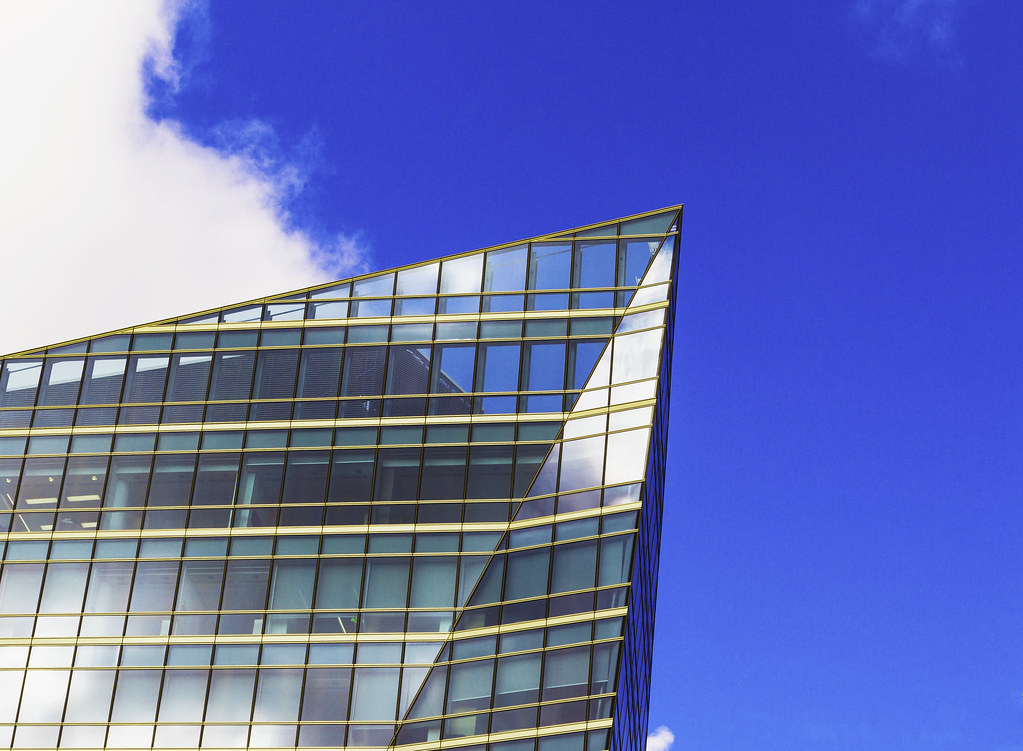 Blue Sky thinking A rare glimpse of the blue sky in Centra… Dan