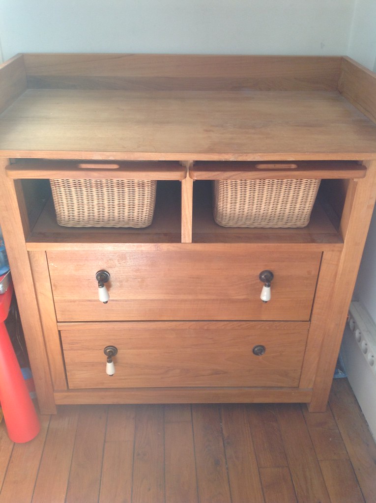 300e Natalys teak chest of drawers/changing table genie godula Flickr