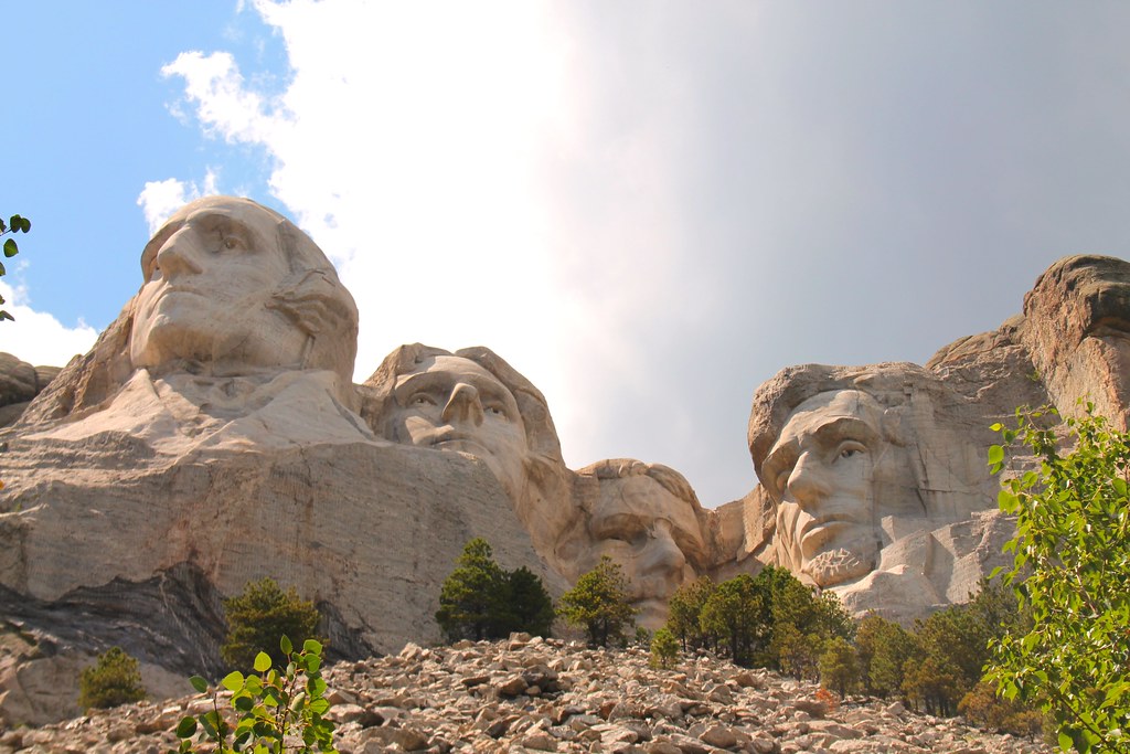Mount Rushmore from the hiking trail Robin Zebrowski Flickr