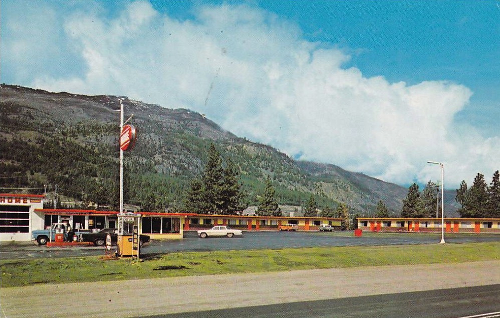 Postcard Lytton Pines Motel, Lytton, BC, c.1965 Lytton Pi… Flickr