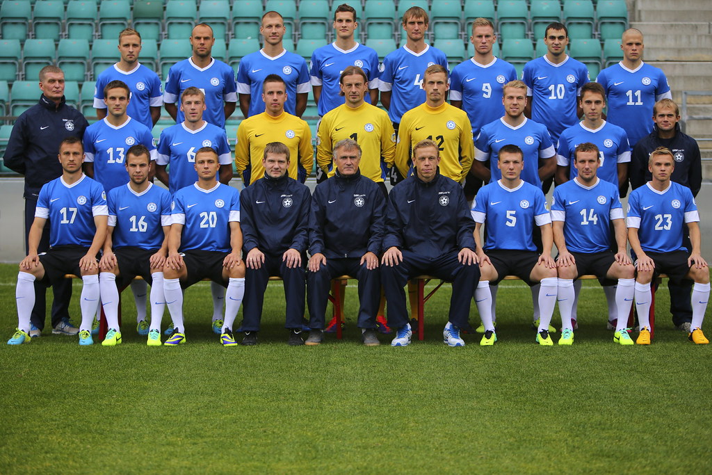 Estonian national football team. Catherine Kõrtsmik Flickr
