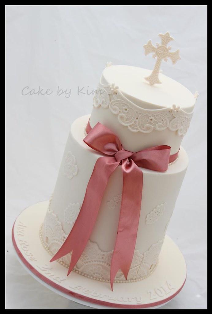 christening cake vintage kim Flickr