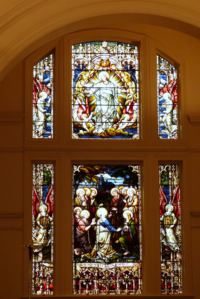 Sydney, Australia Stained glass windows, Dalton Chapel, Sa… Flickr