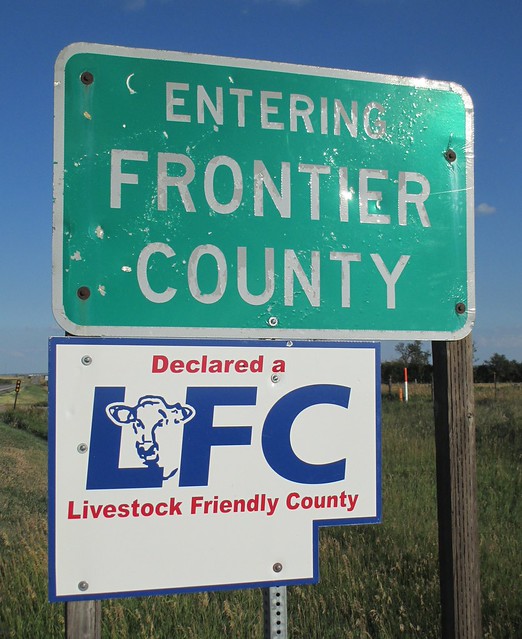 Entering Frontier County Sign (Frontier County, Nebraska) a photo on Flickriver