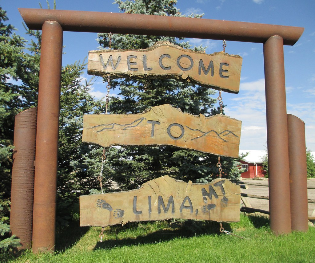 to Lima Sign (Lima, Montana) Lima is located in so… Flickr