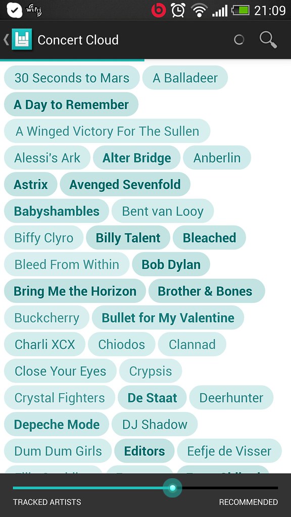 Bands in Town Een app om bij te houden welke van jou favor… Flickr