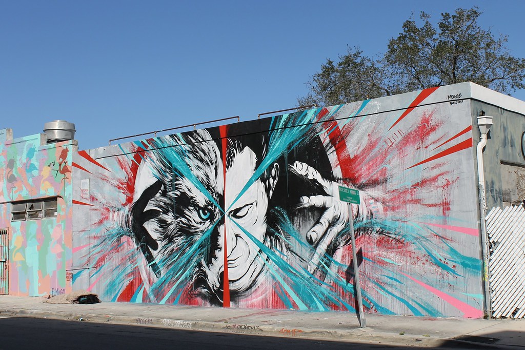 Mural Downtown Miami Phillip Pessar Flickr