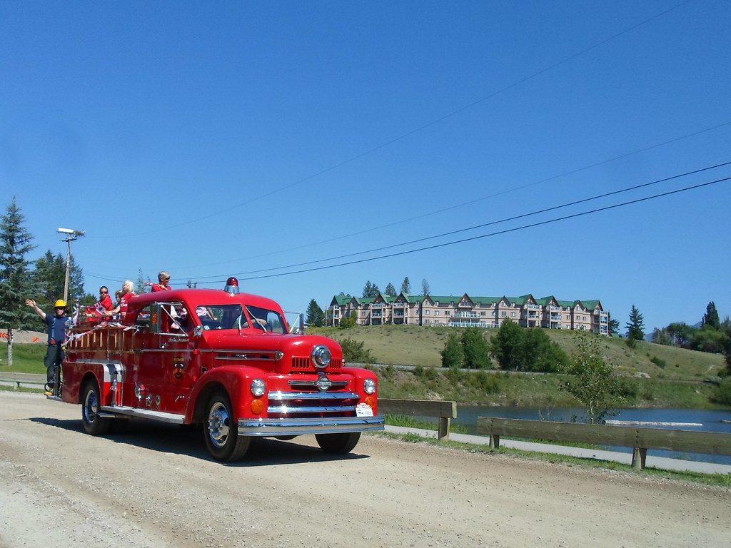 Seagrave Firetruck Canada Day parade in Invermere, BC 20… dave_7