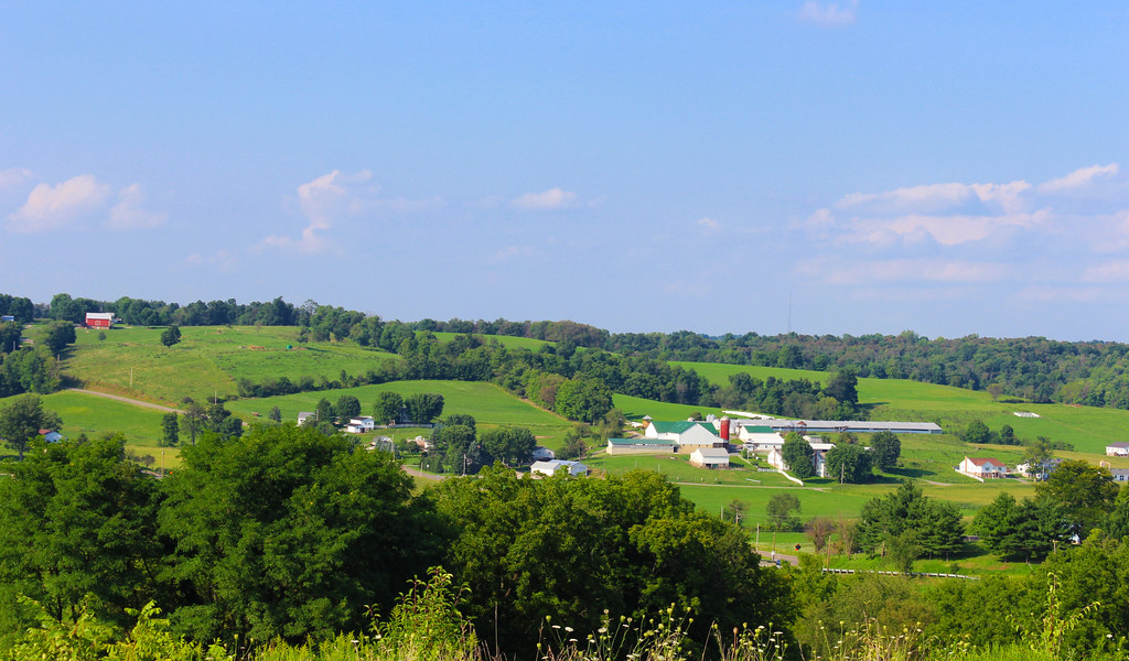 Elevation of Paint Township, OH, USA Topographic Map Altitude Map