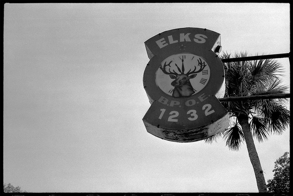 Elks sign. The Elks meet somewhere else now. Camera Leica… Flickr
